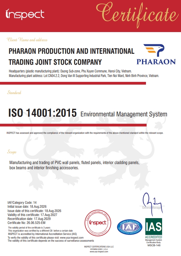 Mẫu Chứng nhận ISO 9001 giá trị quốc tế Mẫu Chứng nhận ISO 9001 giá trị quốc tế