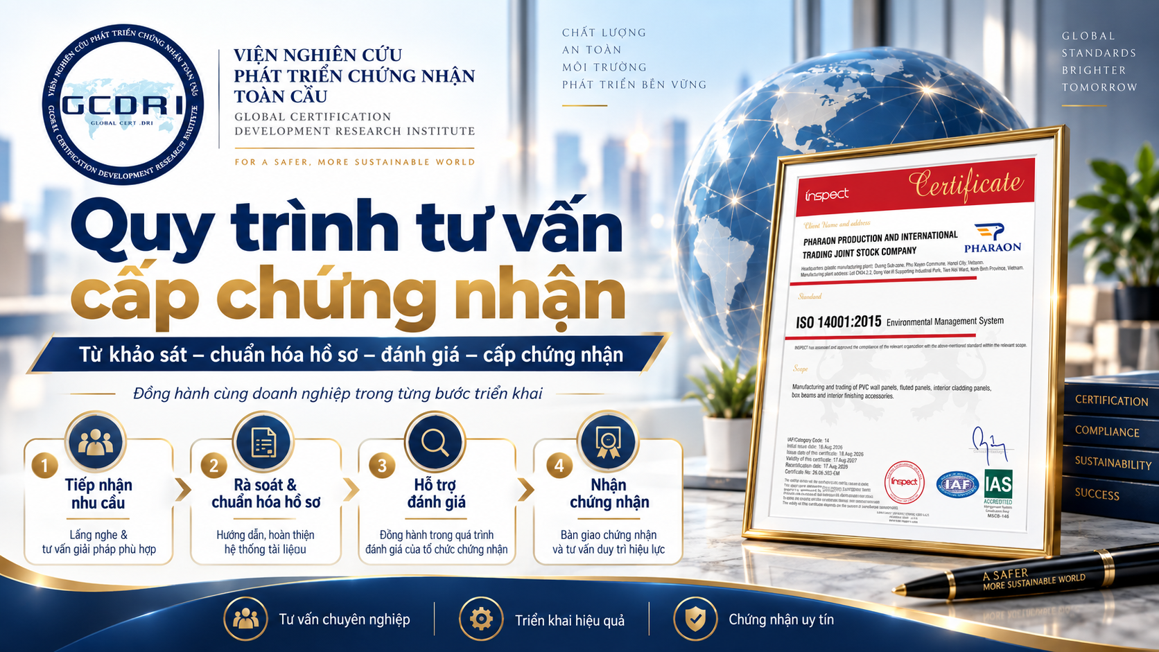 Quy trình chứng nhận ISO 14001