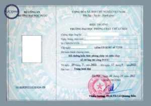 Chứng chỉ hành nghề phòng cháy chữa cháy cho cá nhân - Chứng chỉ hành nghề phòng cháy chữa cháy