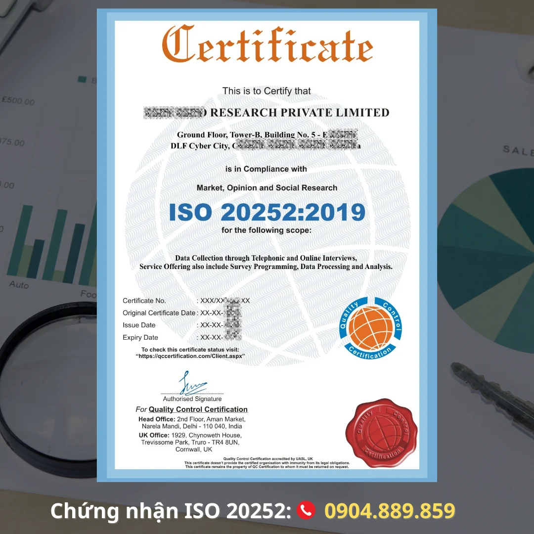 Chứng nhận ISO 20252 | Tiêu chuẩn tạo dựng lòng tin trong nghiên cứu thị trường