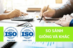 Sự khác nhau giữa ISO 14001 và ISO 9001