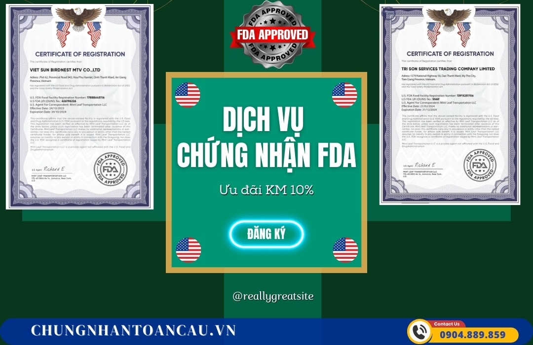 Tiêu chuẩn chất lượng FDA Hoa Kỳ là gì?