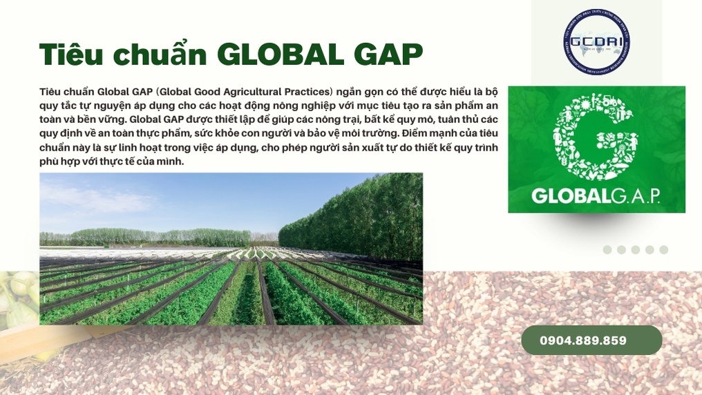 Tiêu chuẩn GLOBAL GAP là gì Tiêu chuẩn GLOBAL GAP là gì