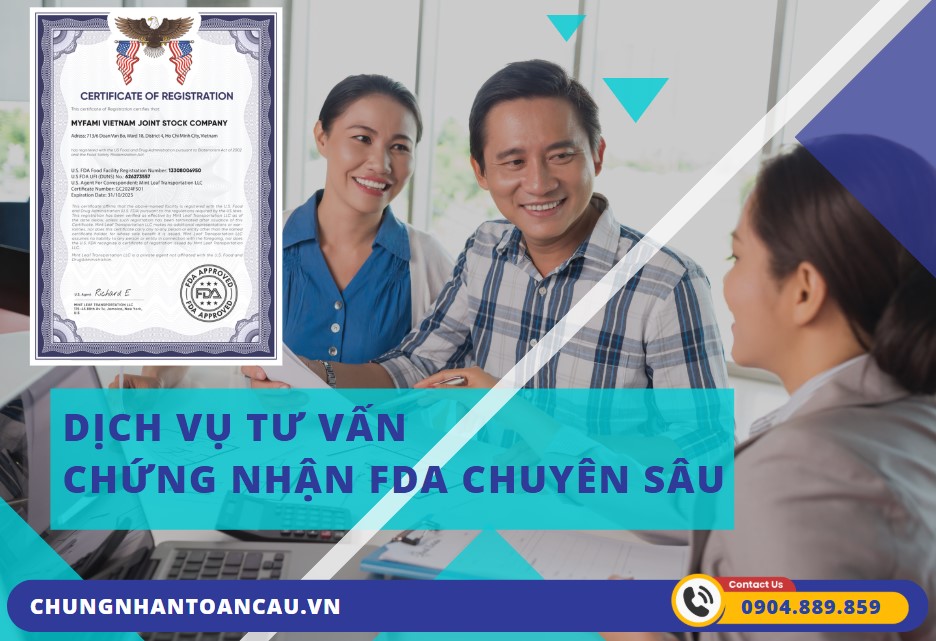 Đơn vị cung cấp dịch vụ chứng nhận FDA tại Việt Nam