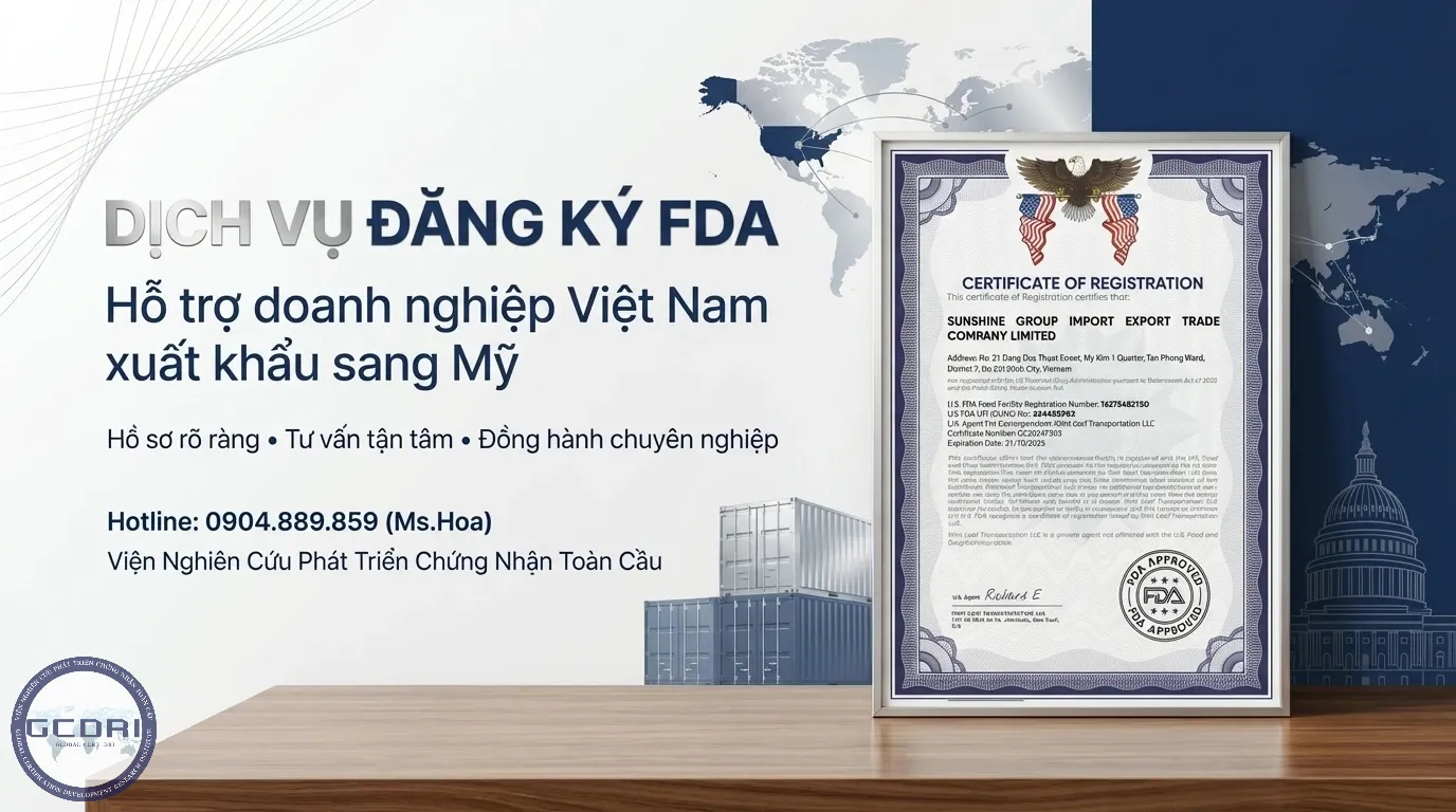 Dịch vụ đăng ký FDA Dịch vụ đăng ký FDA