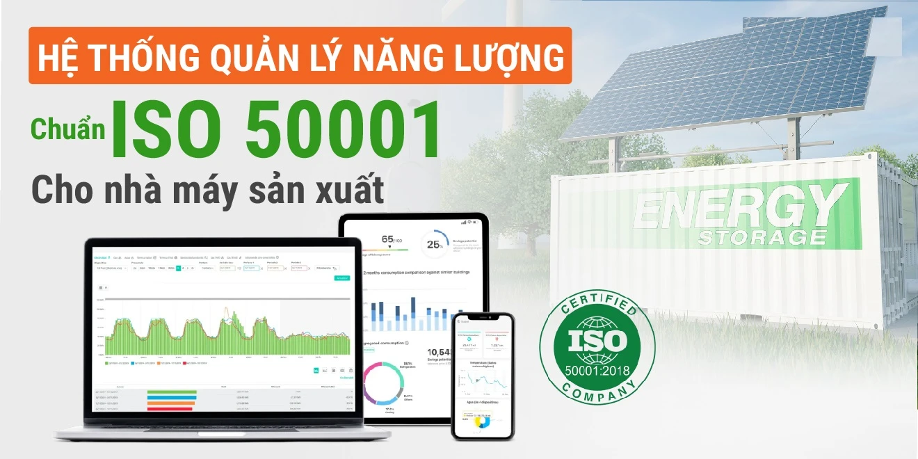 ISO 50001 quản lý năng lượng cho doanh nghiệp sản xuất