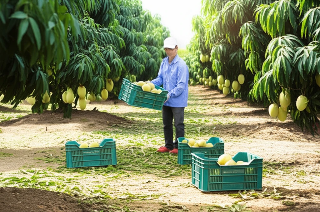 Quy trình thu hoạch trái cây phải tuân thủ nghiêm ngặt các yêu cầu của Global GAP