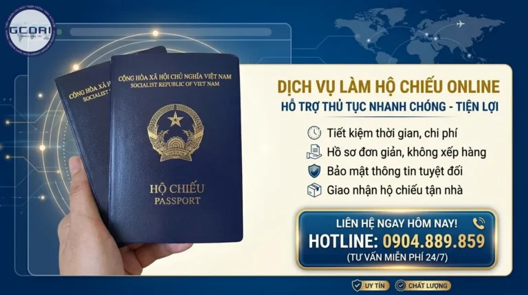 Dịch vụ làm hộ chiếu online (passport) uy tín hỗ trợ hồ sơ nhanh