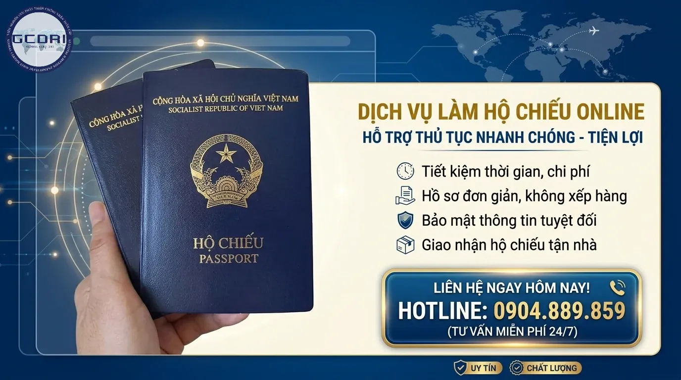Dịch vụ làm hộ chiếu Online
