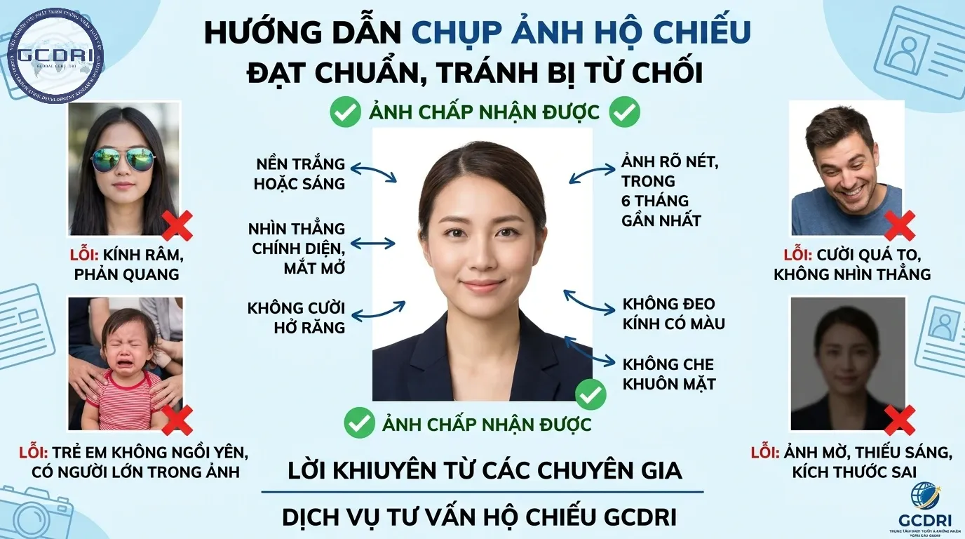 Hướng dẫn chụp ảnh Hộ CHiếu
