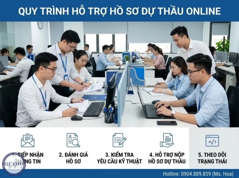 Dịch vụ hỗ trợ nộp hồ sơ dự thầu qua mạng uy tín